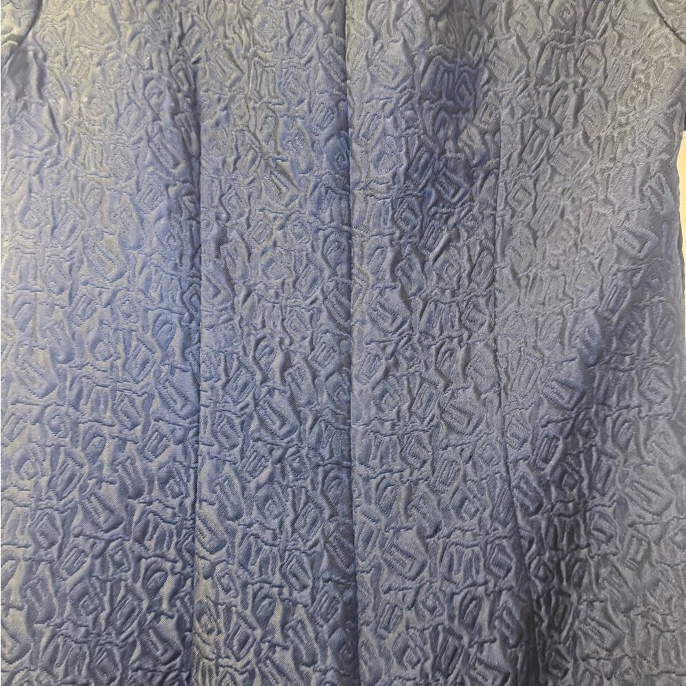 Little Black Shift Dress 'S MaxMara Modern Brocade Jacquard Size 4 - Picture 6 of 9